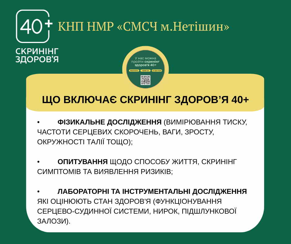 Вам 40+? Час подбати про себе! 